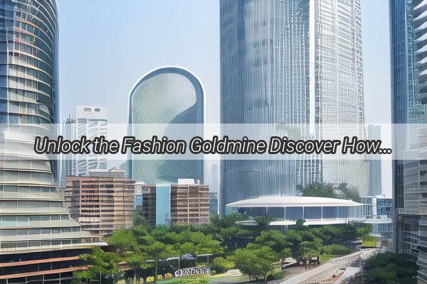 Unlock the Fashion Goldmine Discover How to Profit from Guangzhous Thriving Garment Industry